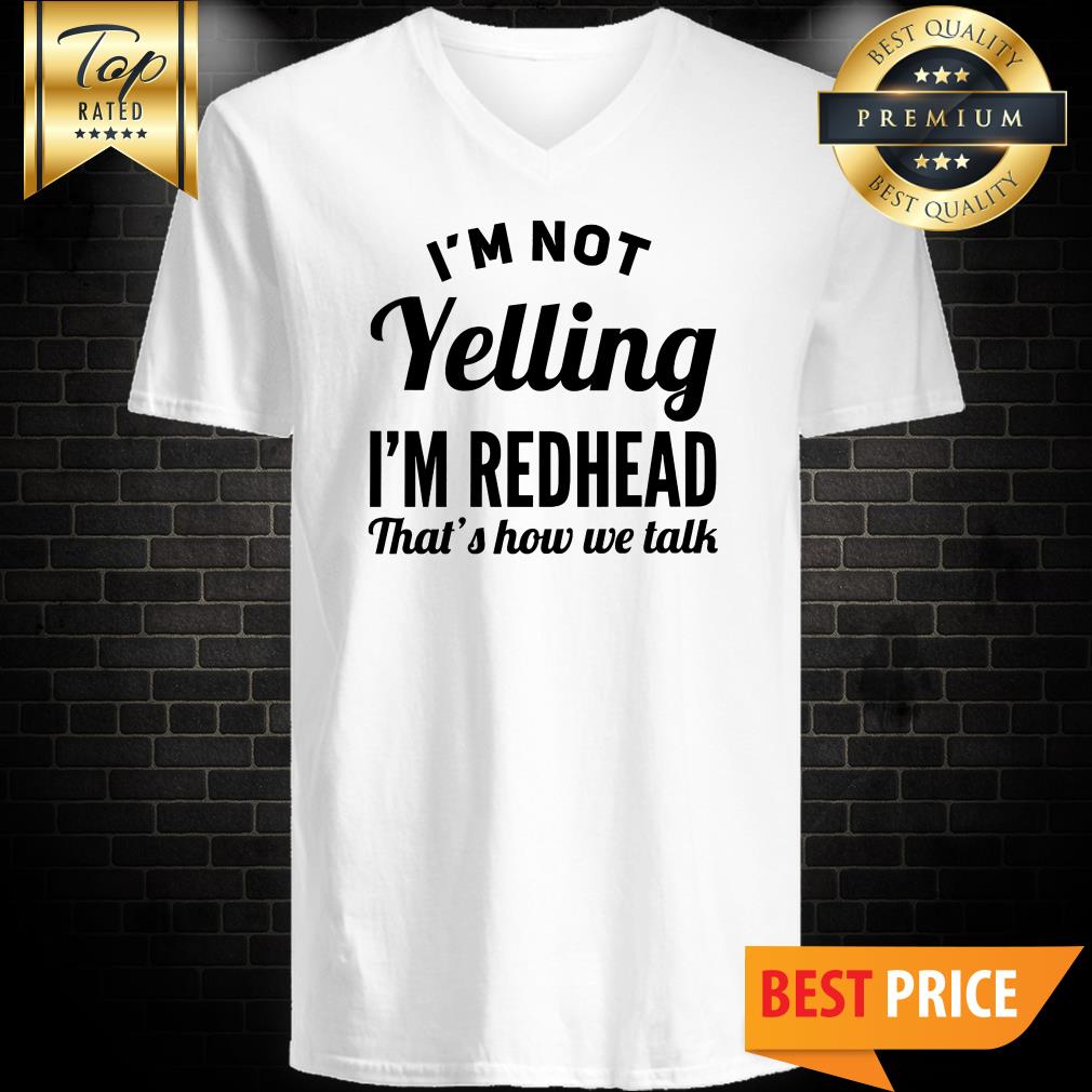 YELLING REDHEAD Ladies Shirt