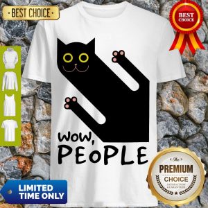 Official Black Cat Wow People Shirt
