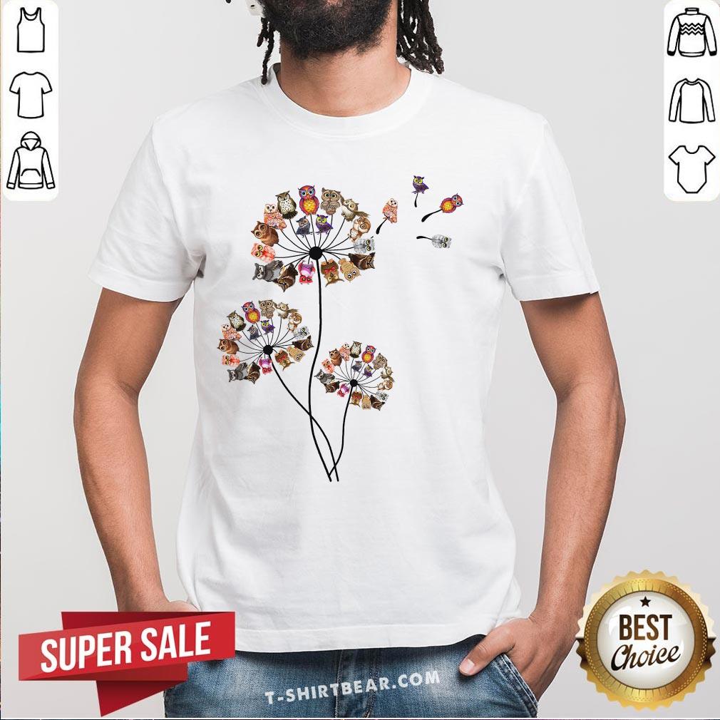 Lovely Owls Dandelions Shirt