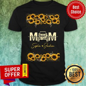 Awesome Mom Sophia Jackson Sunflower Shirt