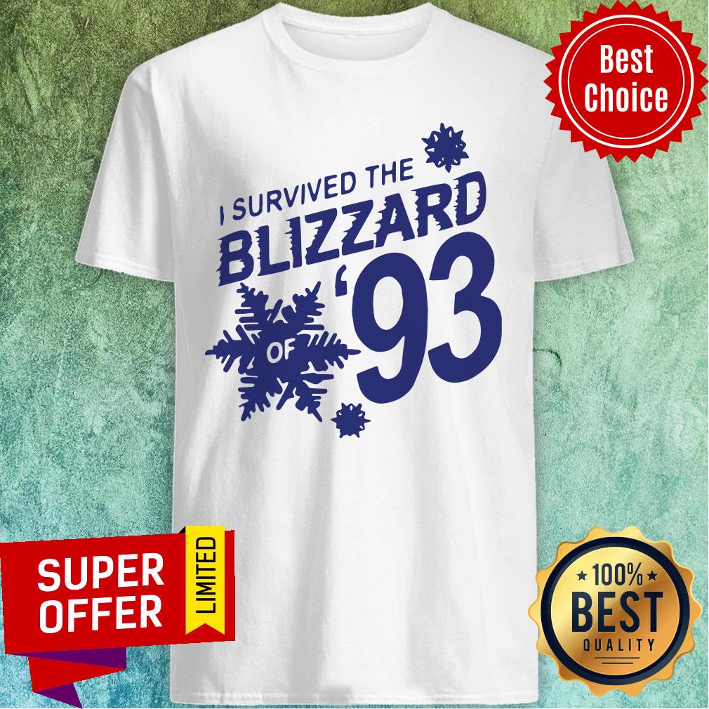 Premium I Survived The Blizzard Of 93 Shirt