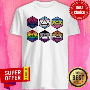 LGBT Dungeons And Dragons Dice D20 Shirt