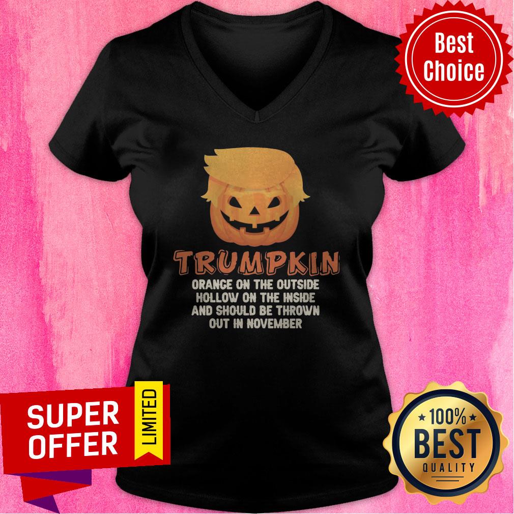 Premium Donald Trump Face Trumpkin Halloween Shirt