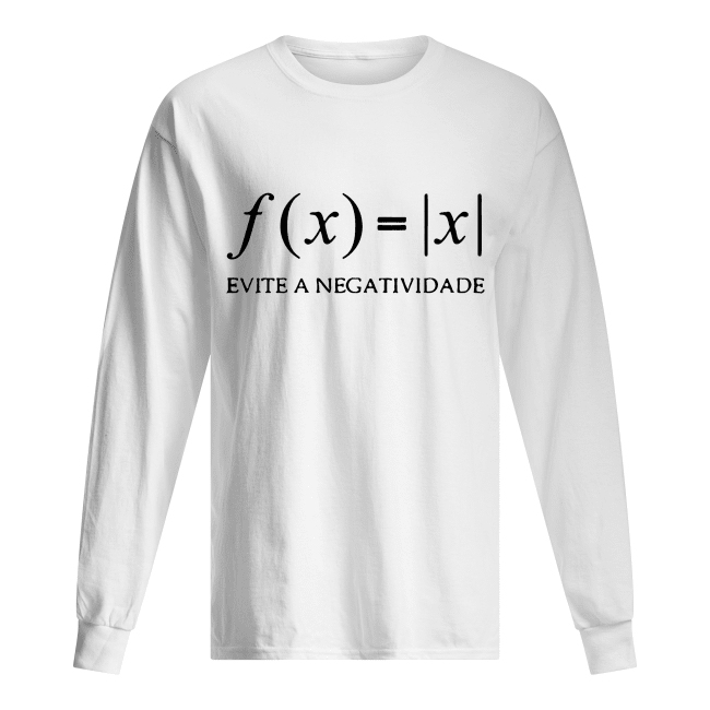 CAMISETA PRETA - EVITE A NEGATIVIDADE