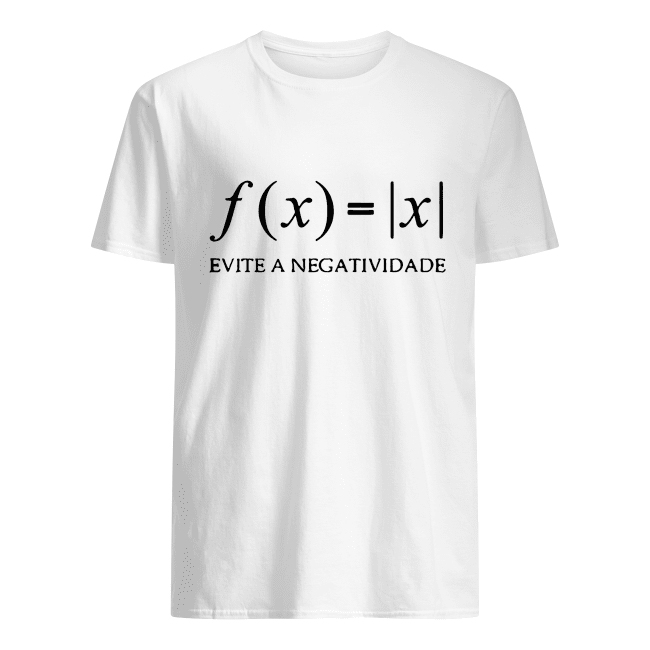 CAMISETA PRETA - EVITE A NEGATIVIDADE