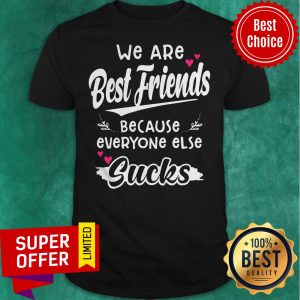 Top We Are Best Friends Because Everyone Else Sucks Shirt