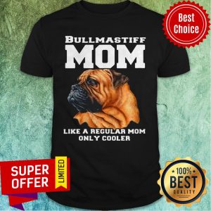 Official Dog Bullmastiff Mom Like A Regular Mom Pet Owner Shirt