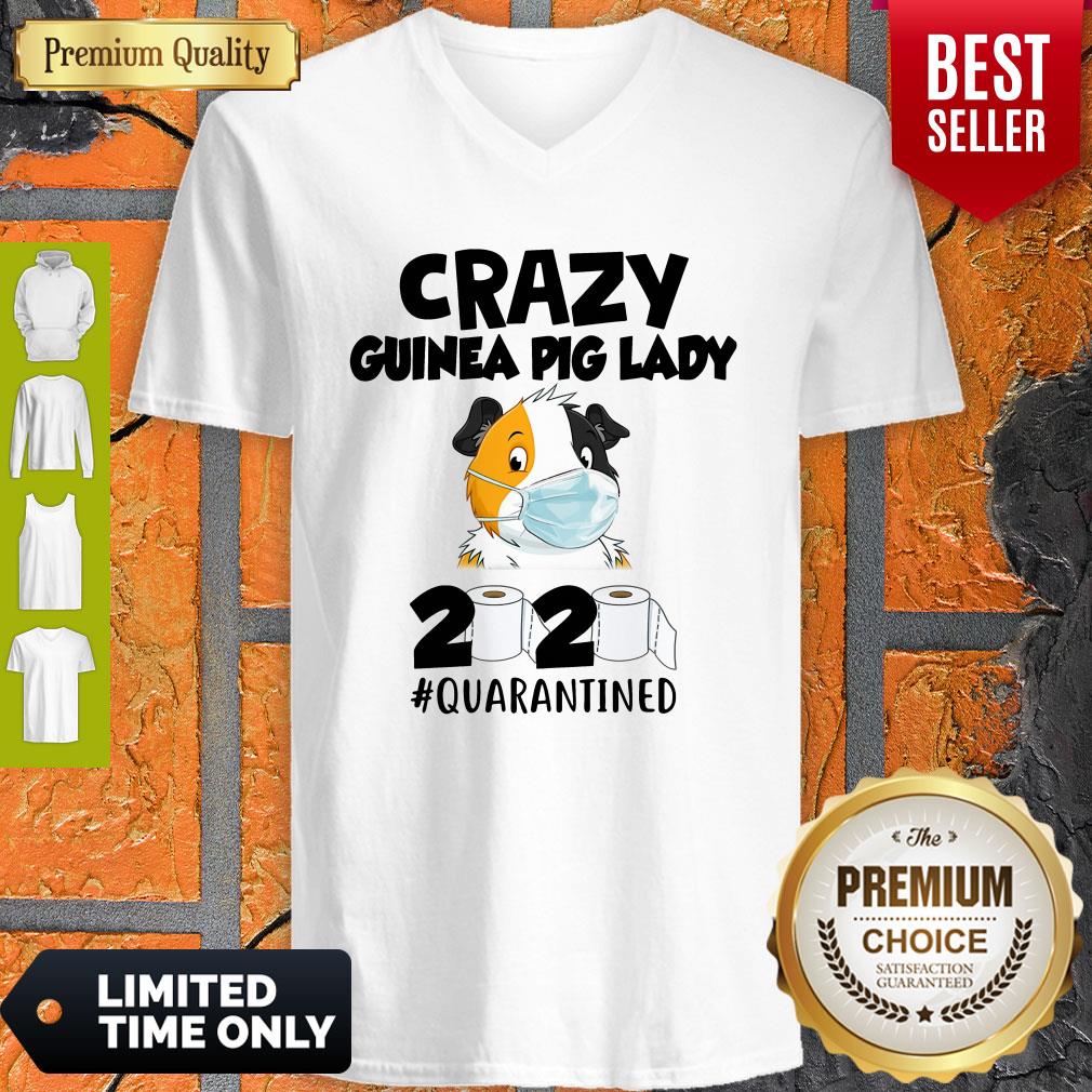 Top Crazy Guinea Pig Lady 2020 Quarantined Shirt