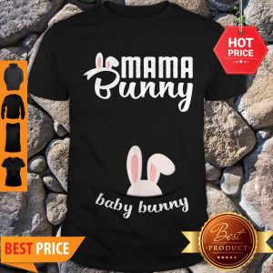 Top Mama Bunny Baby Bunny Cute Easter Pregnancy Announcement Shirt