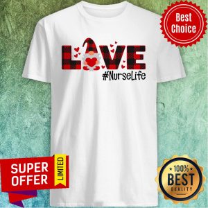 Awesome Gnome Love Valentine Nurse Life Shirt