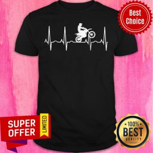 Nice Dirt Bike Heartbeat Shirt