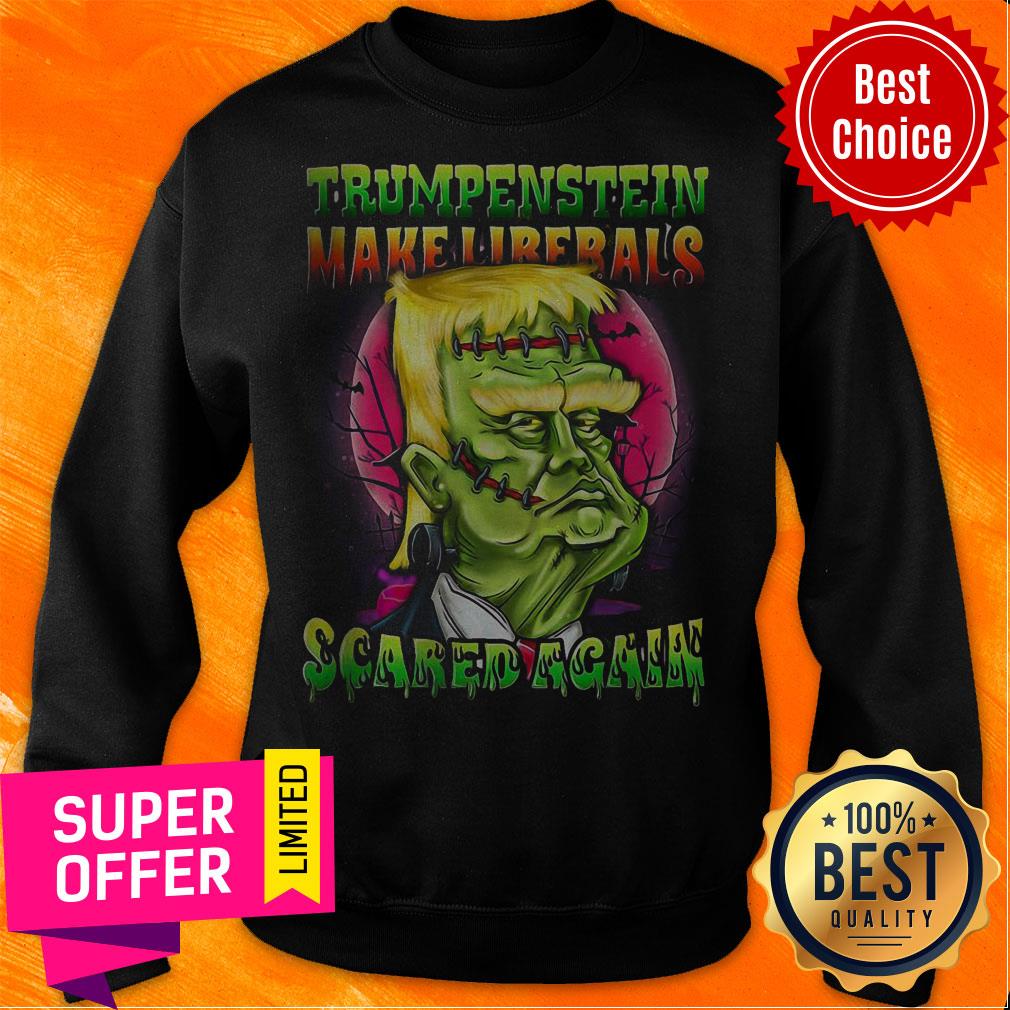 Funny Trumpenstein Liberals Scared Again Trump Halloween Shirt