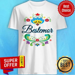 Nice Bestemor Norwegian Rosemaling Shirt