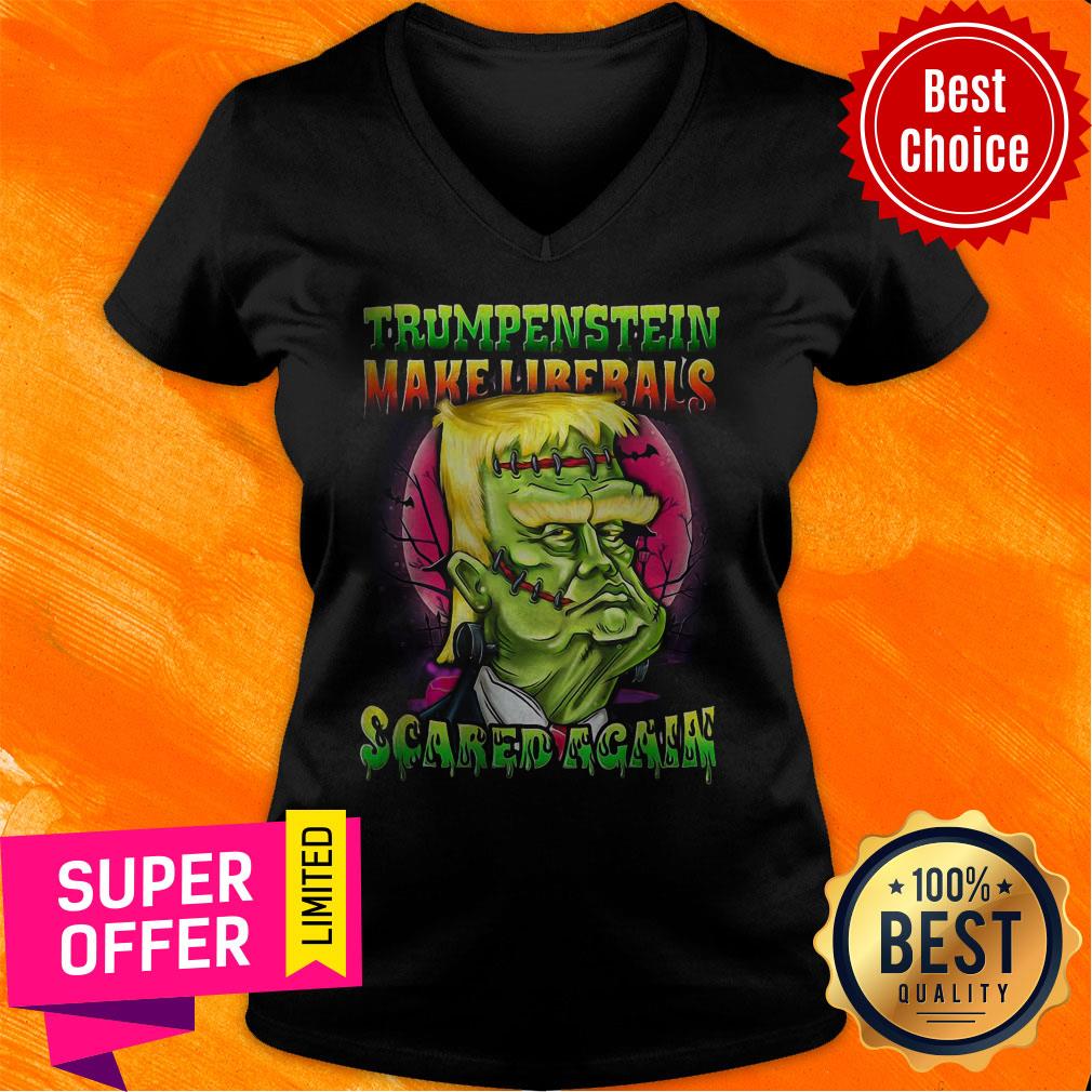 Funny Trumpenstein Liberals Scared Again Trump Halloween Shirt