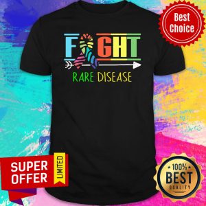 Awesome Fight Rare Disease Zebra Ribbon Rare Disease Day 2021 Shirt