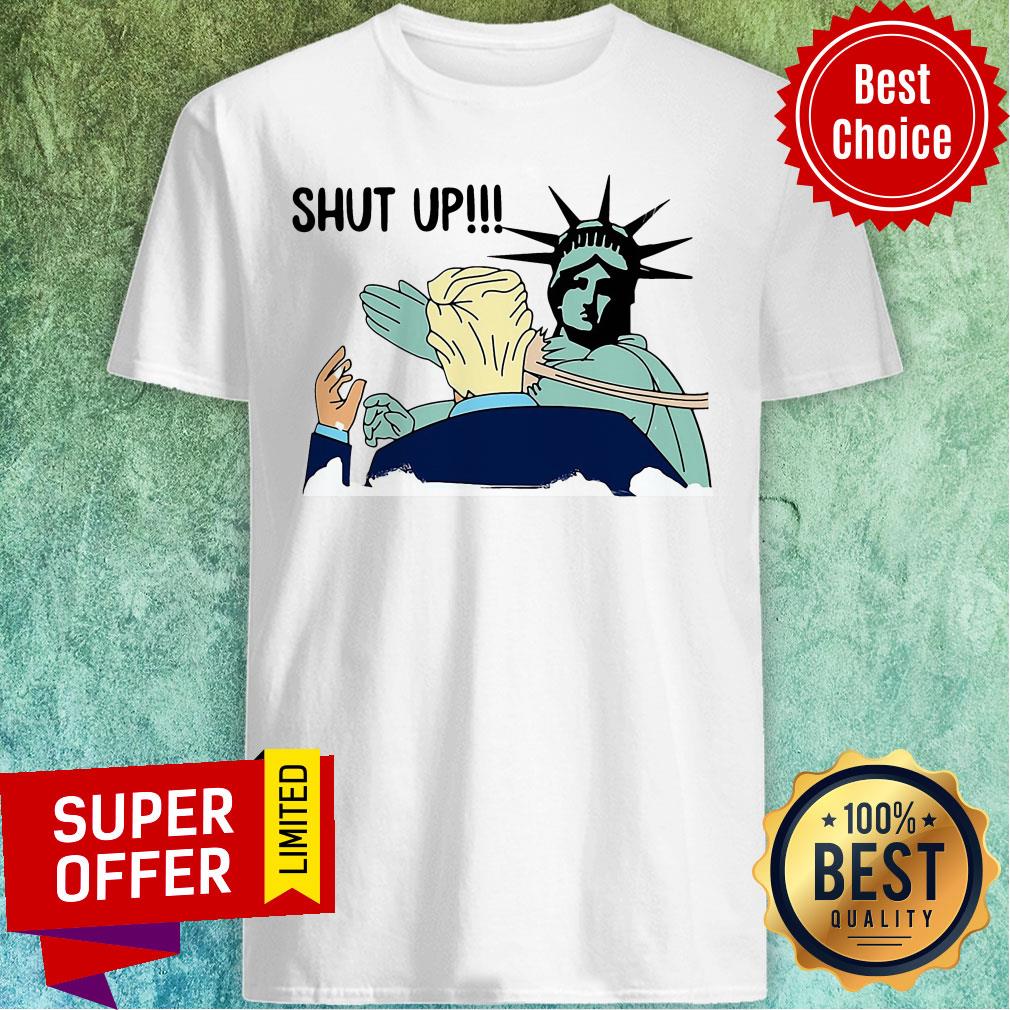 Premium Liberty Slap Donald Trump Shut Up Shirt