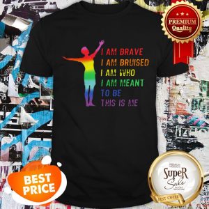 LGBT I Am Brave I Am Bruised I Am Who I Am Meant To Be This Is Me Shirt