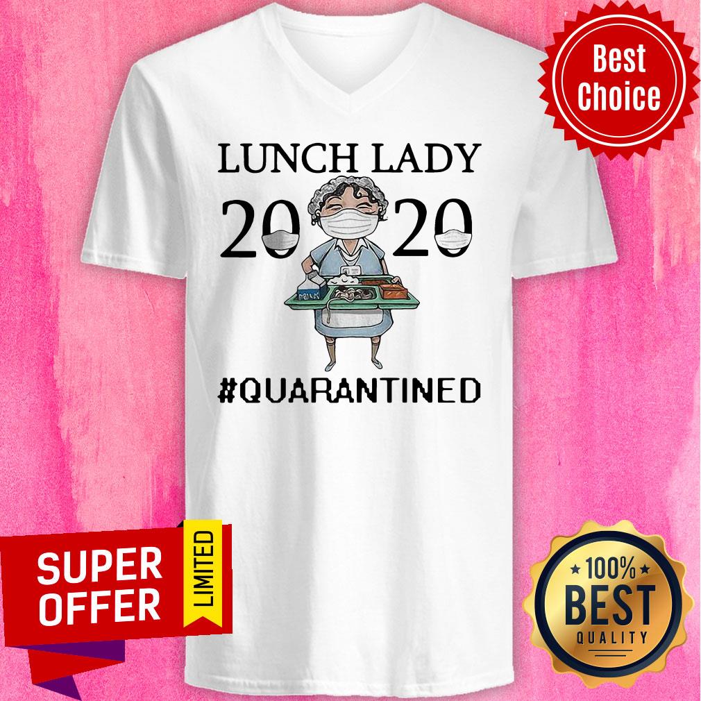 Funny Nurse Lunch Lady 2020 Mask Quarantined Shirt