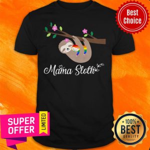 Premium Mama Sloth LGBT Shirt