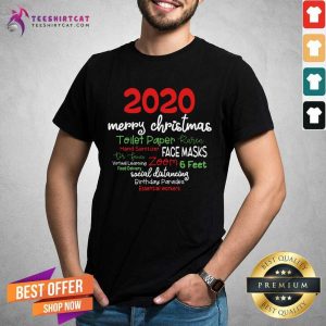 Hot 2020 Merry Christmas Toilet Paper Karen Hand Sanitizer Shirt