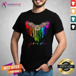 Eagle Watercolor LGBT Pride Shirt