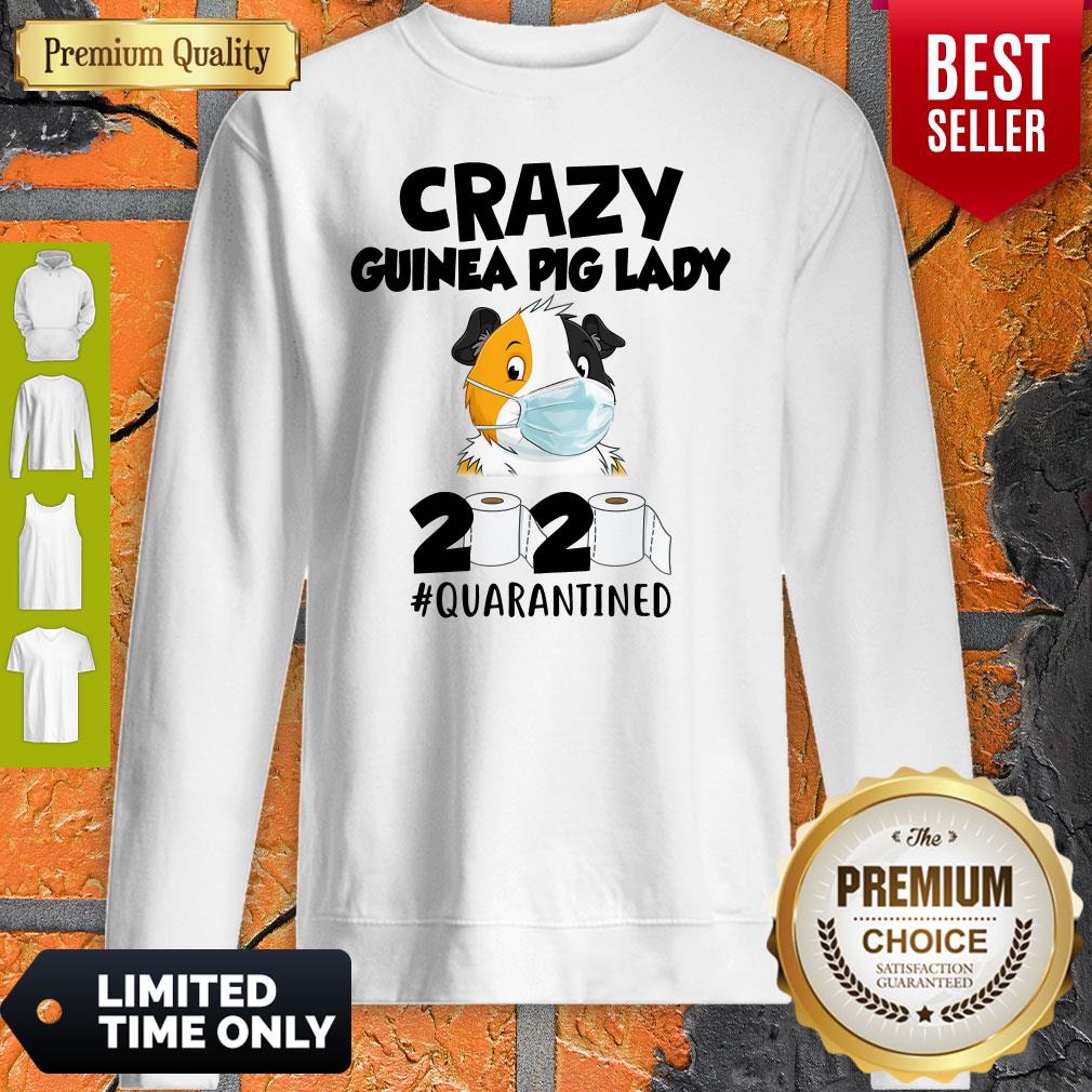 Top Crazy Guinea Pig Lady 2020 Quarantined Shirt
