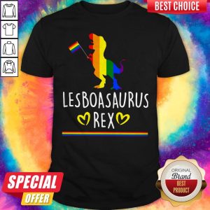 LGBT T-rex Dinosaur Lesboasaurus Rex Shirt
