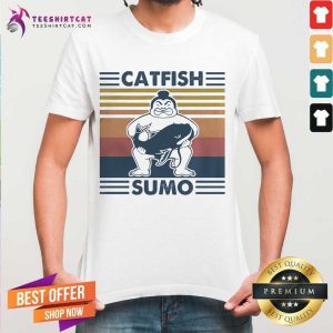 Happy Catfish Sumo Vintage Shirt