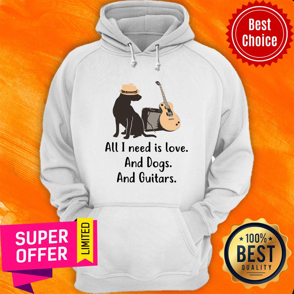 All I Need Is Love Dogs And Guitars Shirt