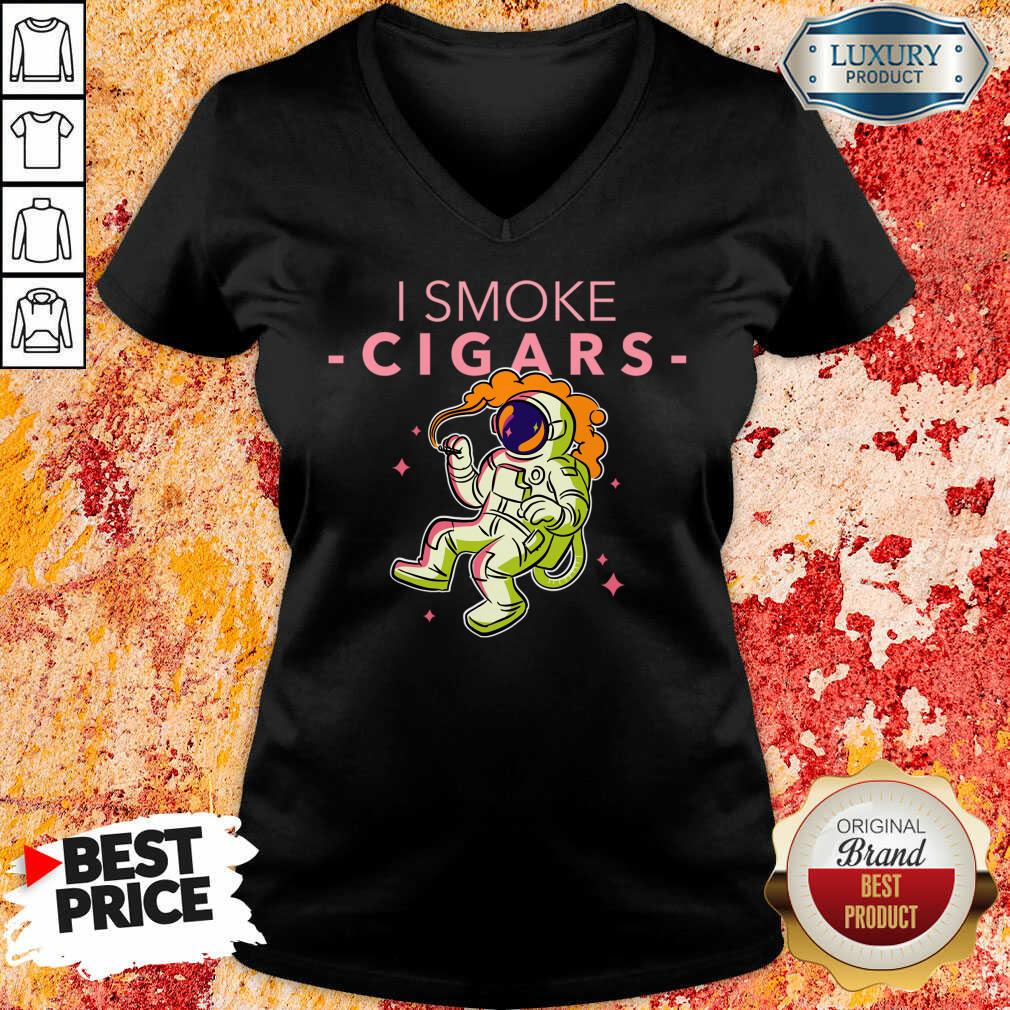 Astronaut I Smoke Cigars Shirt