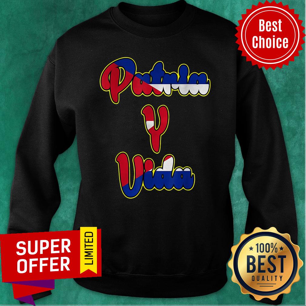 Awesome 2021 Patria Y Vida Cuba Flag Cuban Revolution Shirt