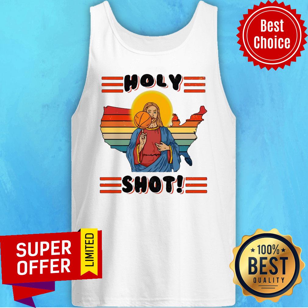 Awesome Basketball Jesus Holy Shot Vintage Shirt