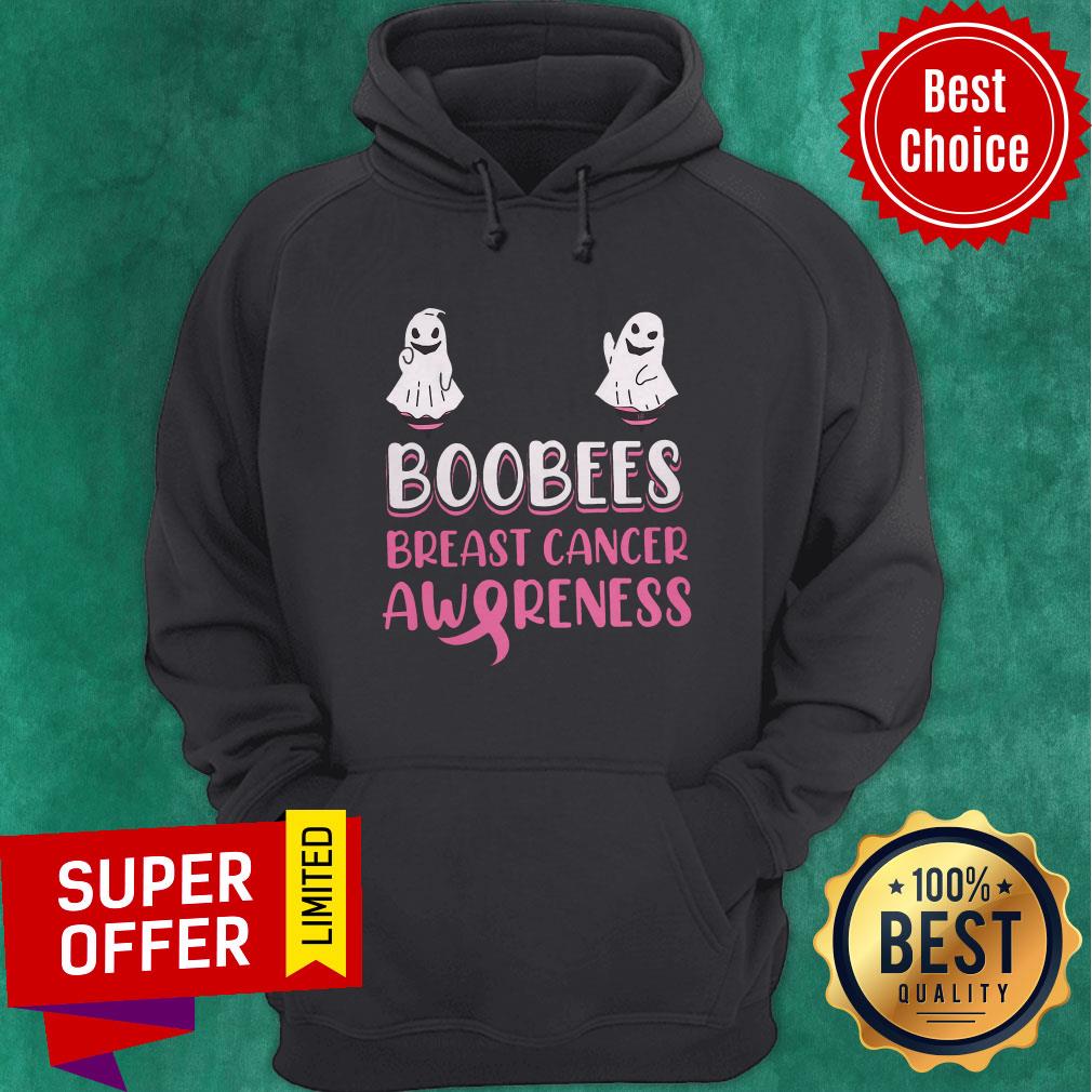 Awesome Boo Bees Breast Cancer Awareness Shirt