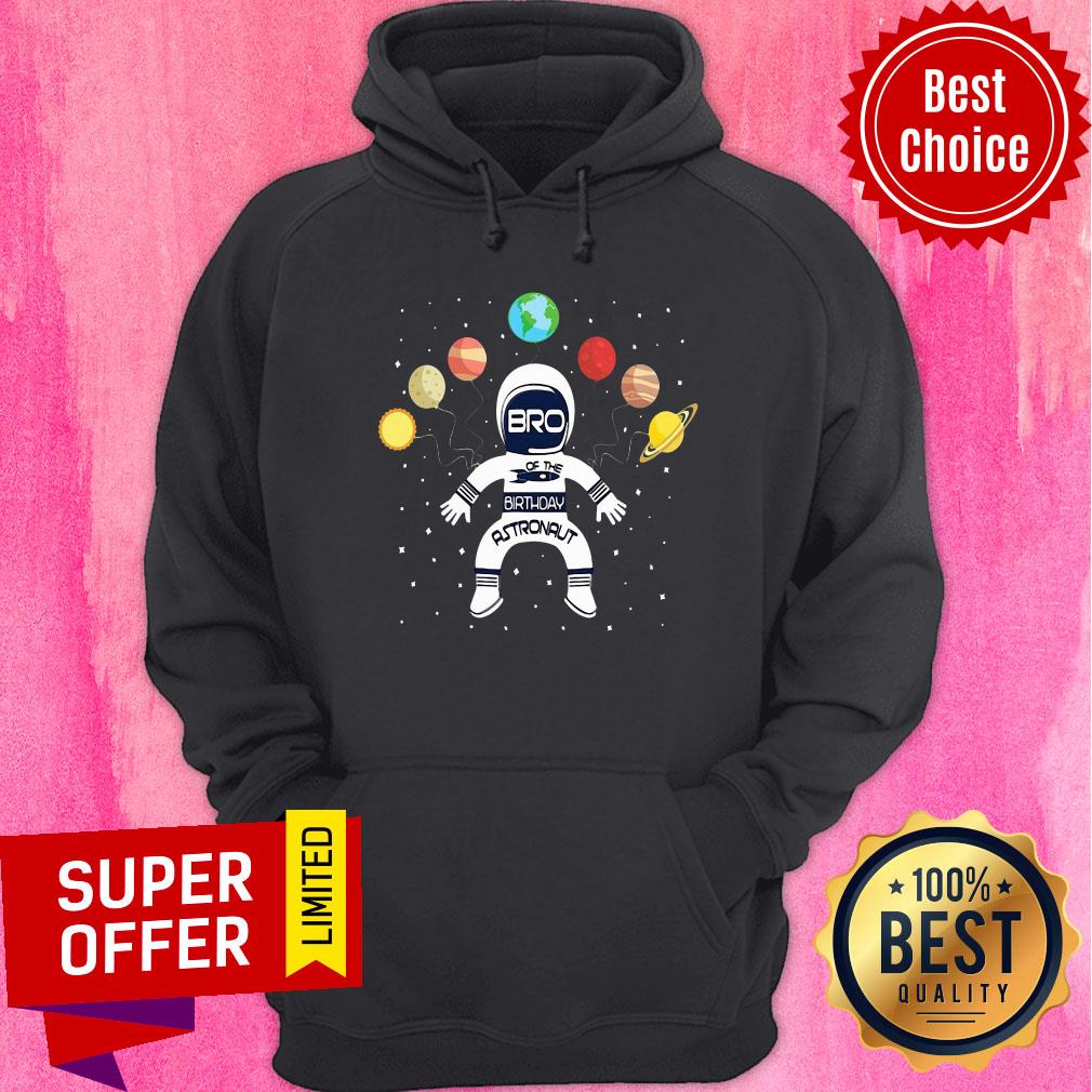 Awesome Bro Of The Birthday Astronaut Boy And Girl Space Theme Shirt