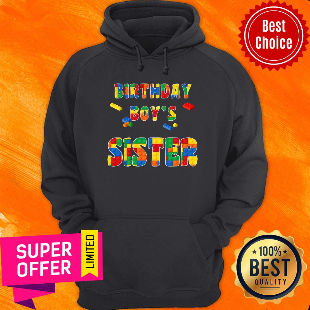 Awesome Building Block Sister Of Birthday Boy Colorful Shirt