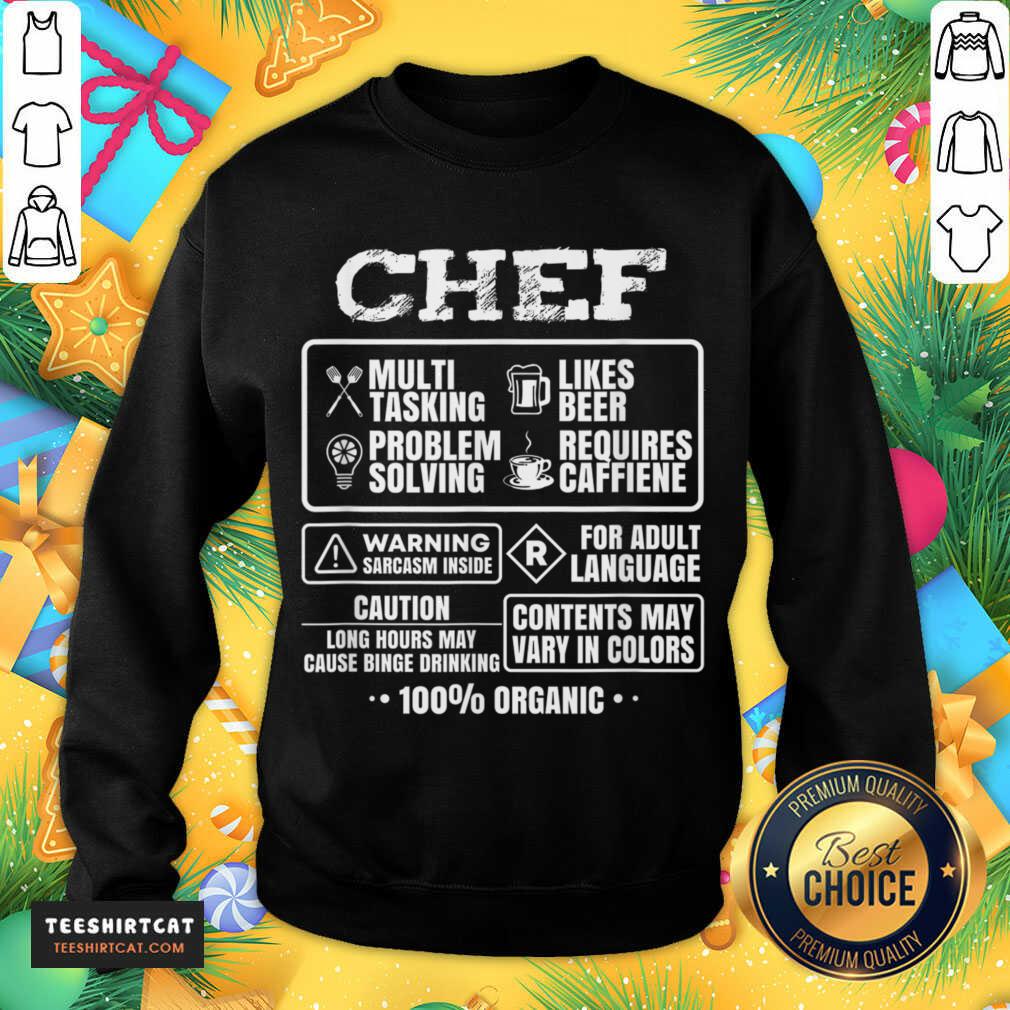 Awesome Chef Cooking Gift Kitchen Women Men Food Chef Funny T-Shirt