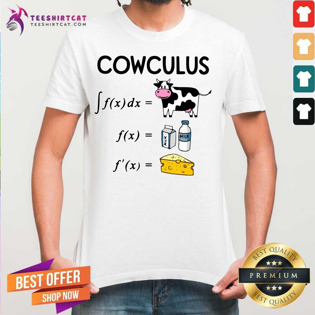 Awesome Cowculus Calculus Math Milk Cheese Shirt