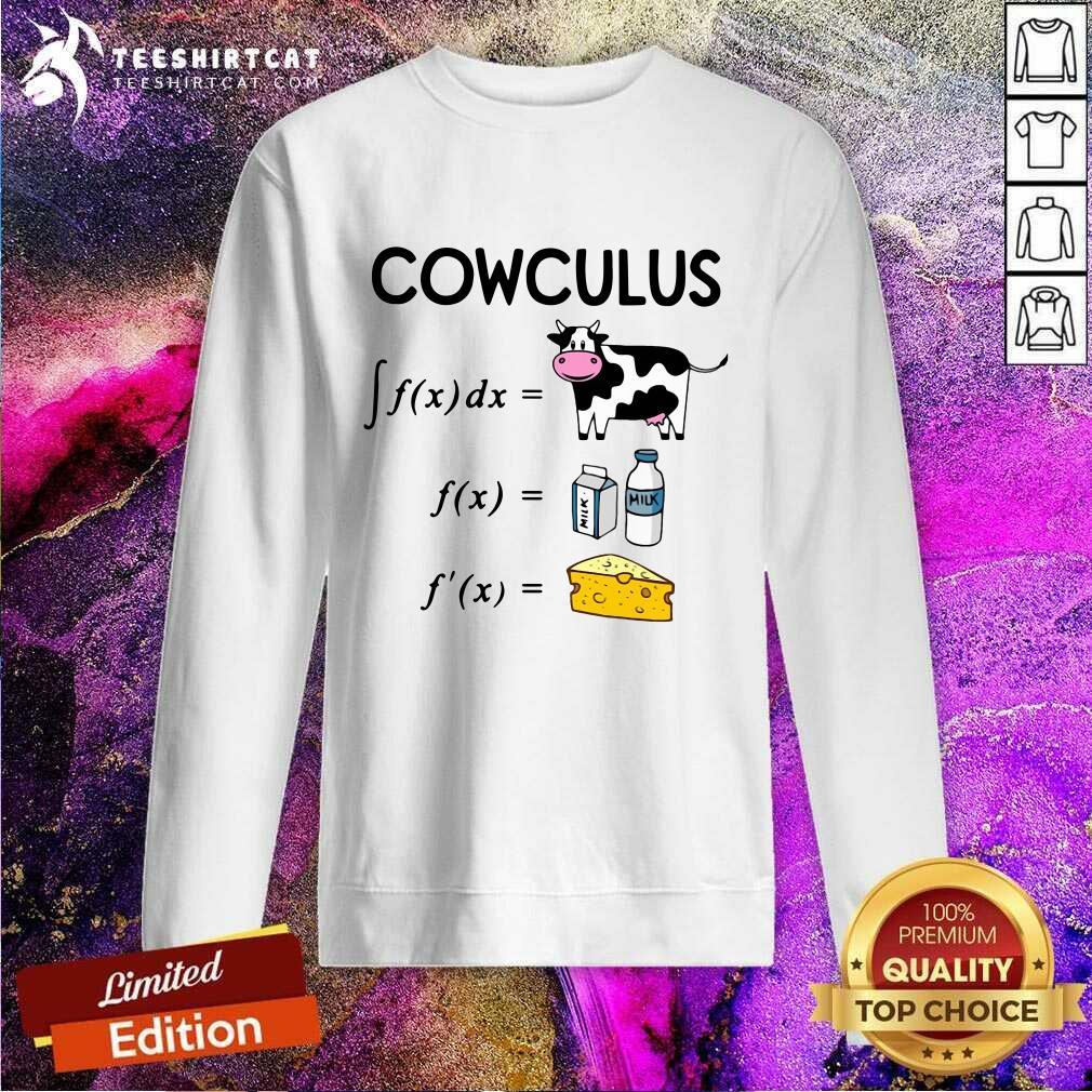 Awesome Cowculus Calculus Math Milk Cheese Shirt