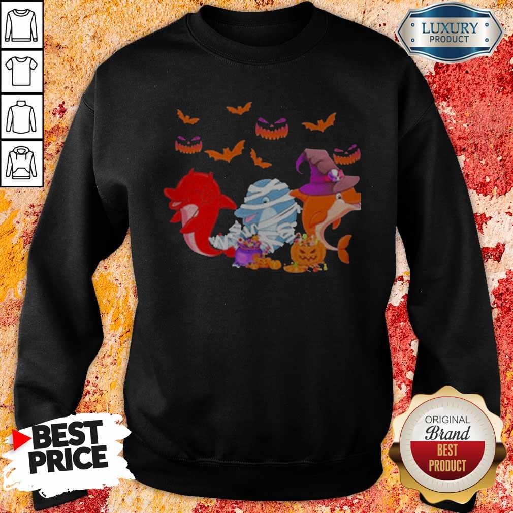 Awesome Dolphin Happy Halloween Shirt