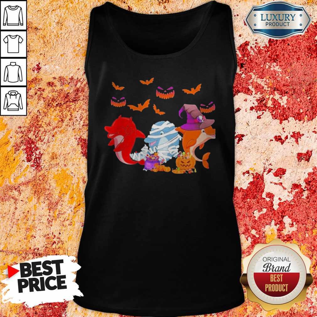 Awesome Dolphin Happy Halloween Shirt