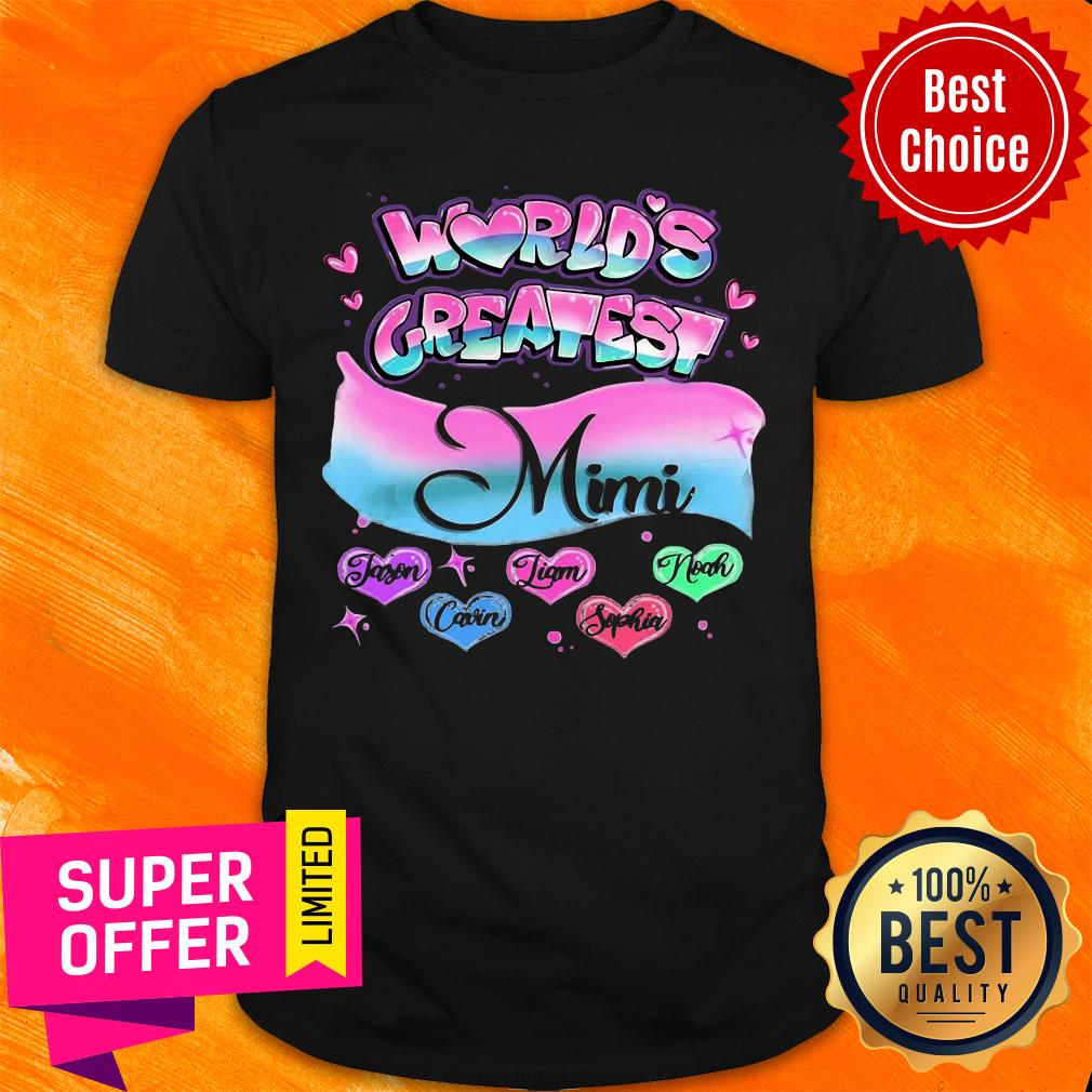 Awesome Girly World's Greatest Mimi Art Shirt