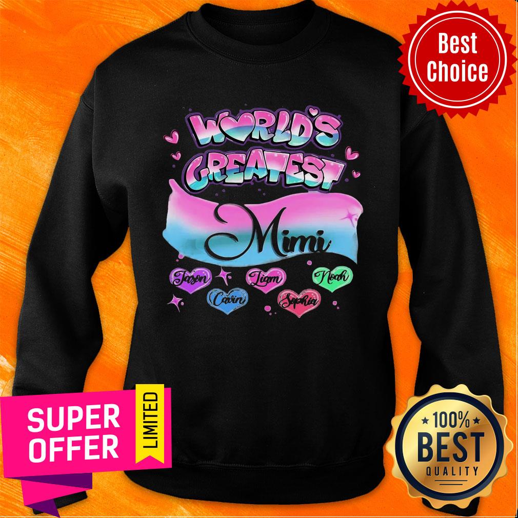 Awesome Girly World's Greatest Mimi Art Shirt