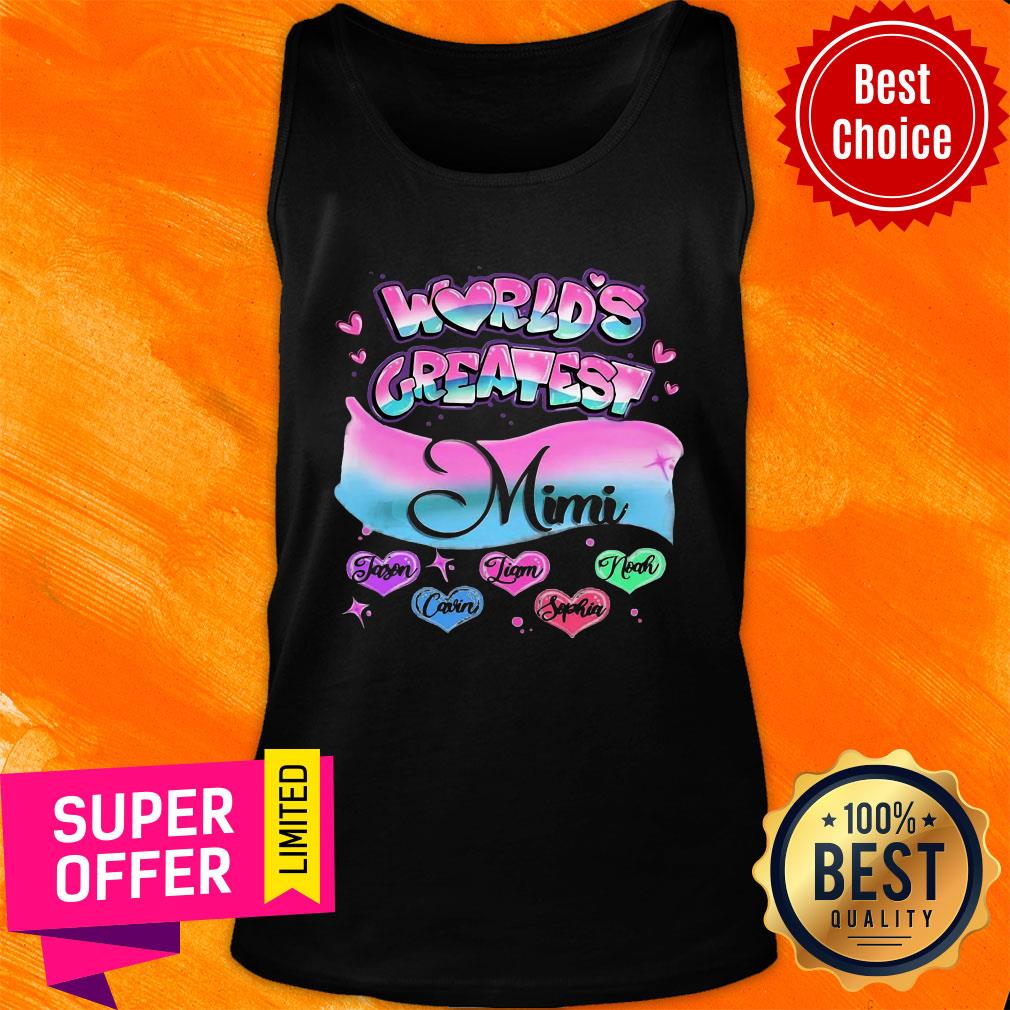 Awesome Girly World's Greatest Mimi Art Shirt
