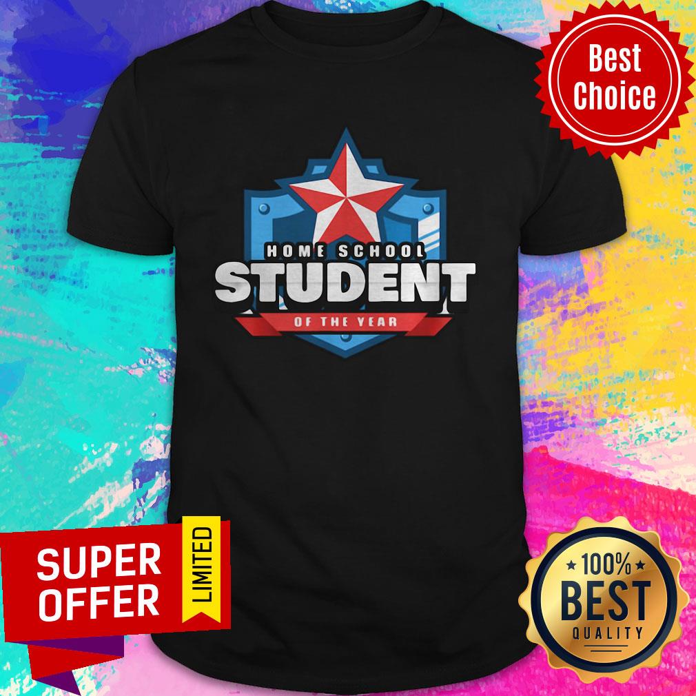 Awesome Home School Student Of The Year Online Learning Shirt
