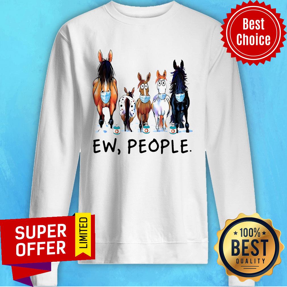 Awesome Horse Face Mask Ew People Shirt