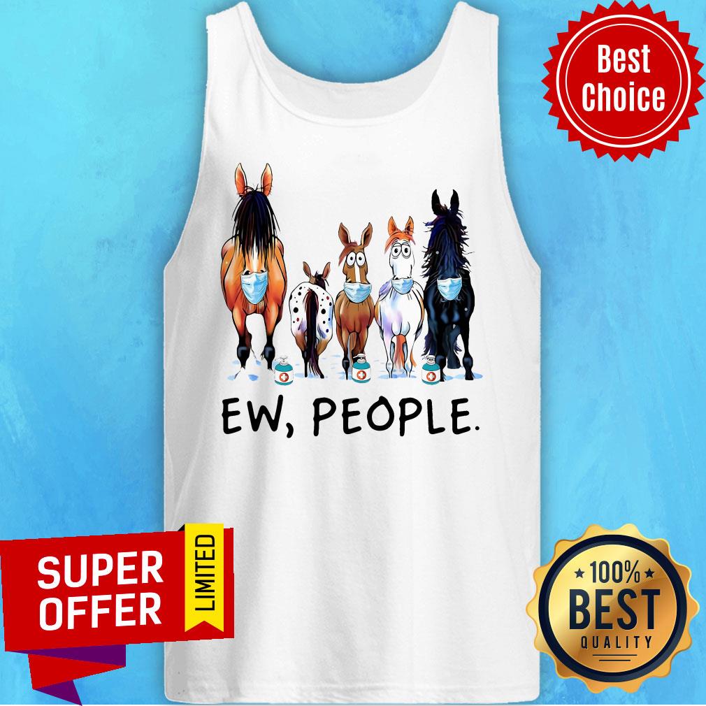 Awesome Horse Face Mask Ew People Shirt
