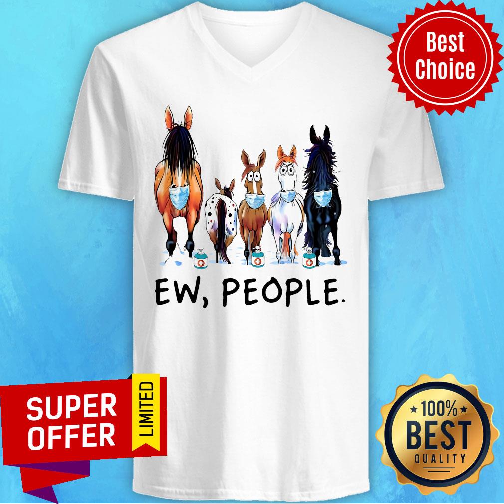 Awesome Horse Face Mask Ew People Shirt