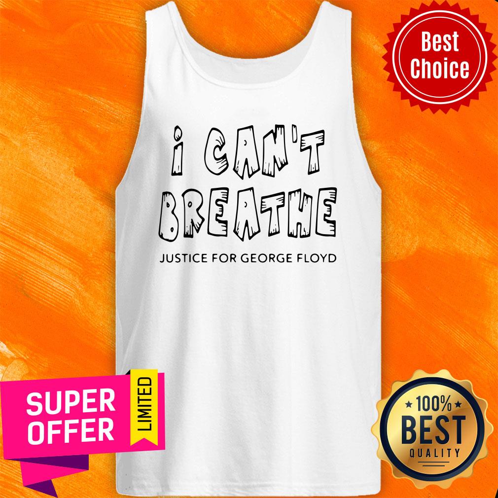 Awesome I Can’t Breathe Justice For George Floyd Vintage Shirt