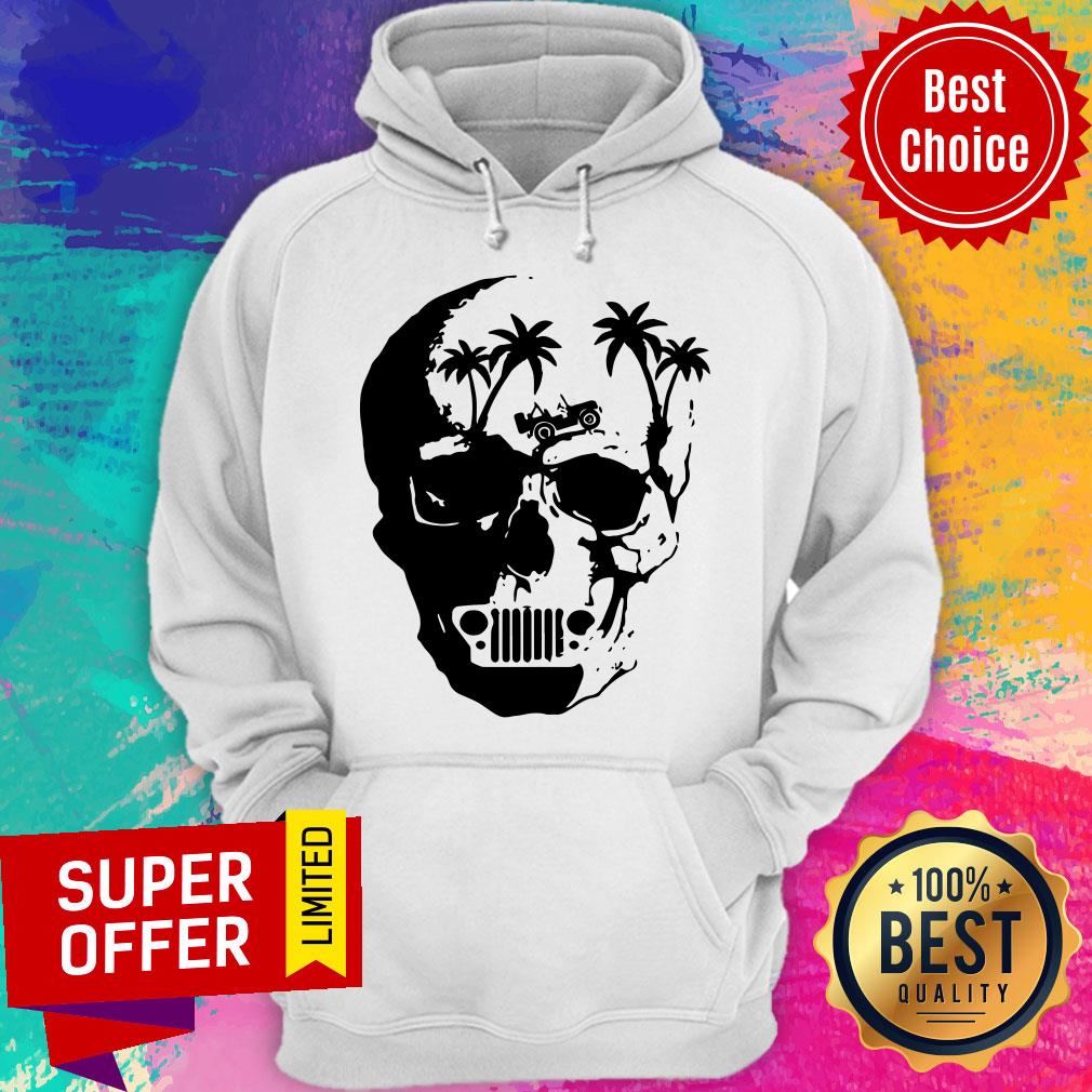 Awesome Jeep Skull Palm Tree Shirt