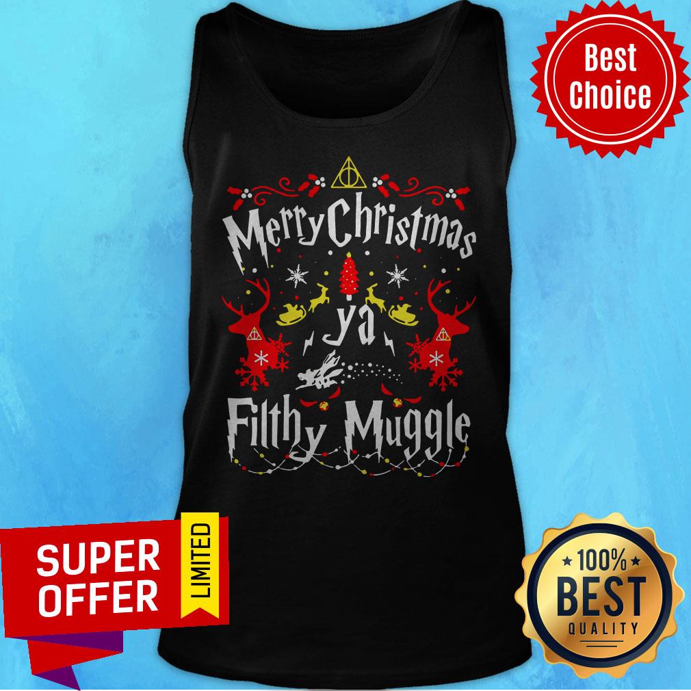 Awesome Merry Christmas Ya Filthy Muggle Ugly Shirt
